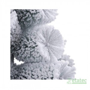 Árbol navideño pino nevado de 150 cm con 110 ramas para decoración navideña.
