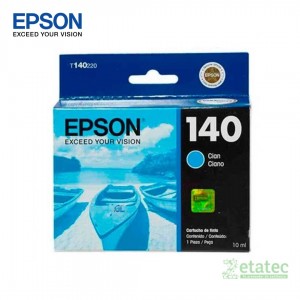 Cartucho de tinta Epson T140220 cian original T140 para impresoras Epson Stylus Office