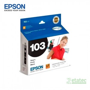 Cartucho de tinta Epson T103120 negro T1031 original para impresoras Epson