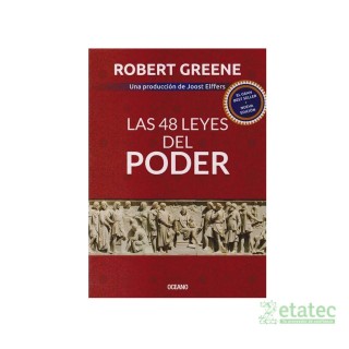 Libro Las 48 Leyes del Poder de Robert Greene, portada original, edición de autoayuda y liderazgo