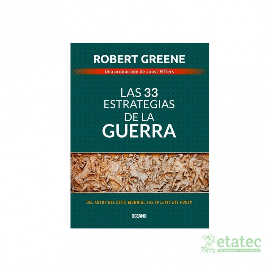 Libro Las 33 Estrategias de la Guerra de Robert Greene portada original autoayuda estrategia y liderazgo