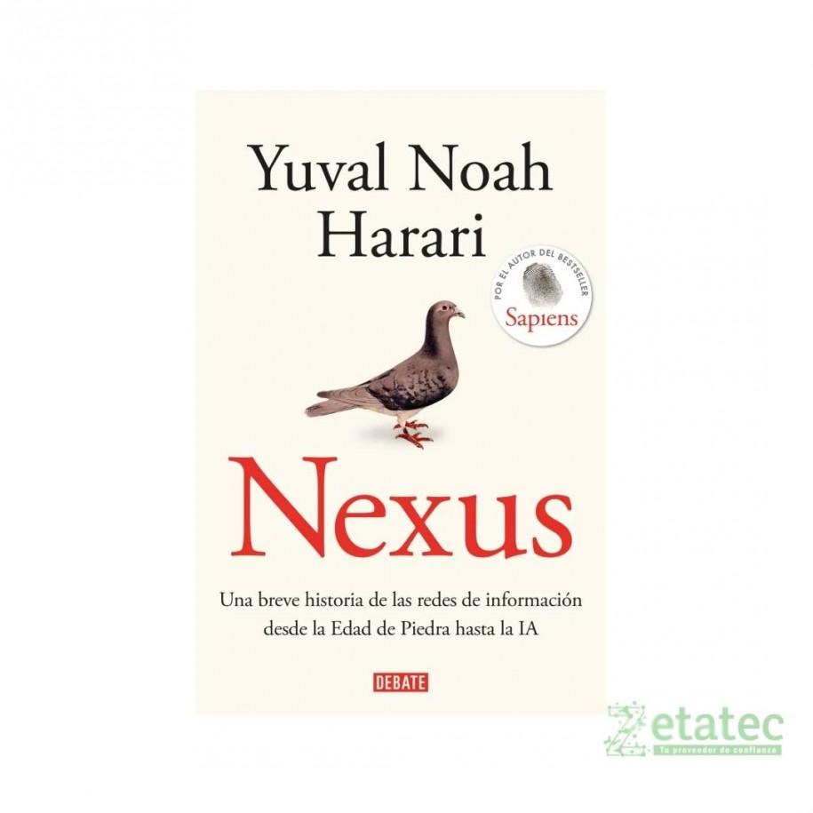 Libro Nexus portada original, lectura educativa para desarrollo intelectual y análisis del conocimiento