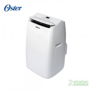 Aire acondicionado portátil Oster OS-PACPOR1412FWE vista frontal diseño moderno blanco