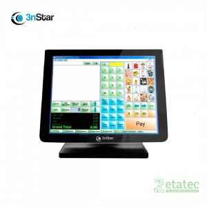 Monitor táctil LCD 3nStar TCM010VH de 15 pulgadas para sistemas POS