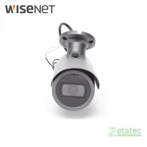 Cámara de red Wisenet QNO-8080R Full HD para videovigilancia exterior