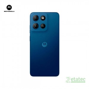 Motorola Moto G15 azul 512GB vista frontal con pantalla encendida