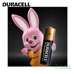 Pilas recargables AA Duracell 2500 mAh pack x2 de alta duración