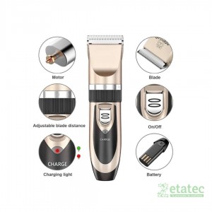 Rasuradora inalámbrica para mascotas uso doméstico y profesional