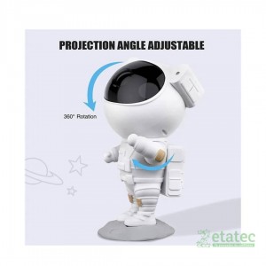 Astronauta proyector de luces estrelladas LED con control remoto encendido
