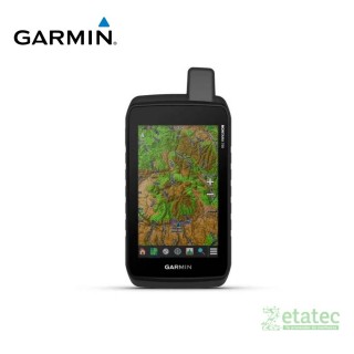 GPS Garmin Montana 700 vista frontal con pantalla táctil encendida
