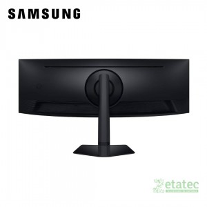 Monitor profesional Samsung Odyssey G9 de 49 pulgadas curvo ultrapanoramico DQHD para productividad empresarial.