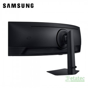 Monitor profesional Samsung Odyssey G9 de 49 pulgadas curvo ultrapanoramico DQHD para productividad empresarial.