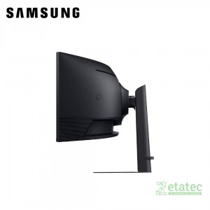 Monitor profesional Samsung Odyssey G9 de 49 pulgadas curvo ultrapanoramico DQHD para productividad empresarial.
