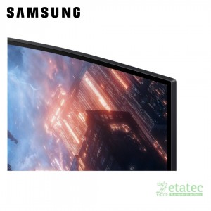 Monitor profesional Samsung Odyssey G9 de 49 pulgadas curvo ultrapanoramico DQHD para productividad empresarial.