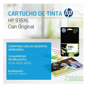 cartucho-hp-935xl-cian-c2p24al-original