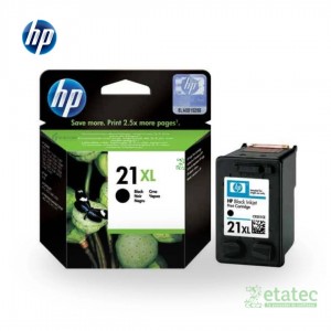 Cartucho de tinta HP 21XL negro C9351CL original para impresoras OfficeJet y DeskJet