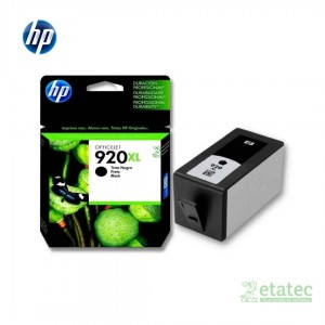 Cartucho de tinta HP 920XL negro CD975AL original para impresoras HP OfficeJet