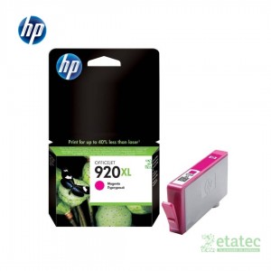 Cartucho de tinta HP 920XL magenta CD973AL original alta capacidad para impresoras OfficeJet