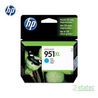 Cartucho de tinta HP 951XL cian CN046AL original para impresoras HP OfficeJet Pro