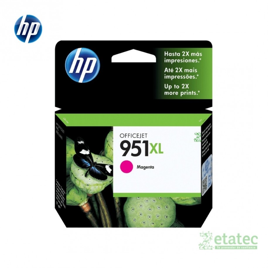 Cartucho de tinta HP 951XL magenta CN047AL original alta capacidad para impresoras OfficeJet Pro