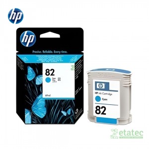 Cartucho de tinta HP 82 cian C4911A original para impresoras HP DesignJet