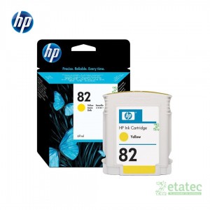 Cartucho de tinta HP 82 amarillo C4913A original para impresoras HP DesignJet