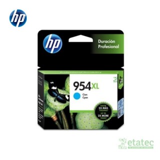 Cartucho de tinta HP 954XL cian original alta capacidad para impresoras HP OfficeJet Pro