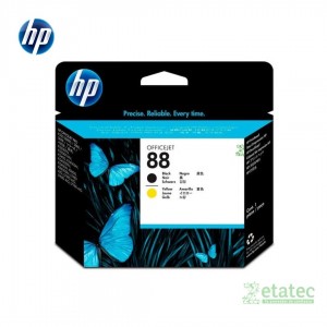 Cabezal HP 88 negro y amarillo C9381A original compatible con HP K550 K8600 K8700