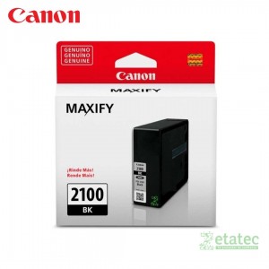 Cartucho de tinta Canon PGI-2100 negro original para impresoras Canon MAXIFY