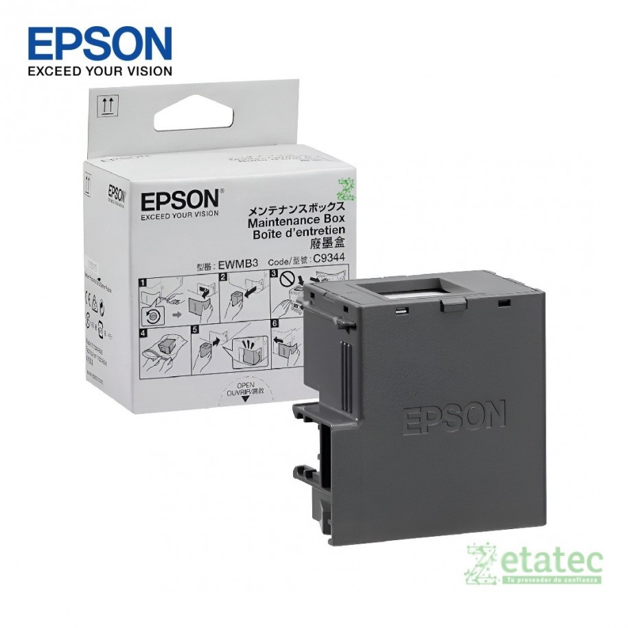 Caja de mantenimiento Epson C9344-EWMB3 original para impresoras Epson L3560 y L5590