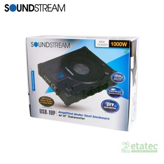 Subwoofer amplificado SoundStream USB-10P 800 Watts vista frontal