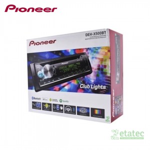 Autoradio Pioneer DEH-X5000BT Bluetooth USB CD vista frontal