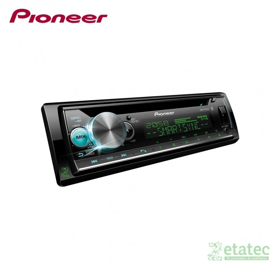 Autoradio Pioneer DEH-X5000BT Bluetooth USB CD vista frontal