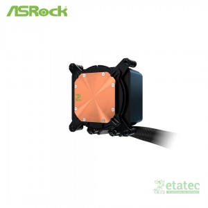 Cooler ASRock ACARCLPURE360 AIO 360mm con RGB para enfriamiento de CPU gaming de alto rendimiento