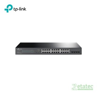 Switch TP-Link Omada 28 puertos Gigabit 24 PoE+ gestionable ideal para cámaras IP y puntos de acceso WiFi