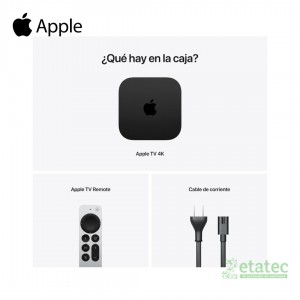 Apple TV 4K 128GB con HDR y Dolby Atmos para entretenimiento inteligente premium