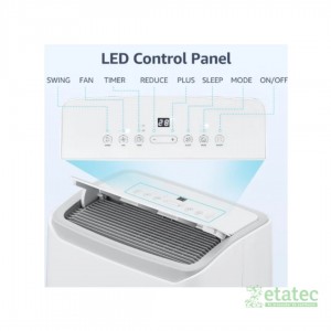 Aire Acondicionado Portátil Marven 4 en 1 12000 BTU TESVOR8001 color blanco para interiores