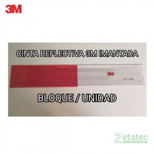 Cintas reflectivas magnéticas 3M pack x8 alta visibilidad para vehículos