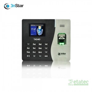 Control de asistencia 3nStar TA040 con lector huella dactilar y conexión TCP/IP empresarial