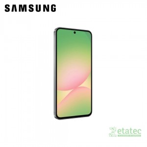 Celular Samsung Galaxy A56 negro con pantalla AMOLED y conectividad 5G