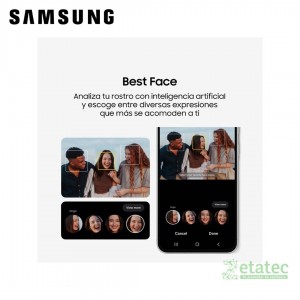 Celular Samsung Galaxy A56 negro con pantalla AMOLED y conectividad 5G